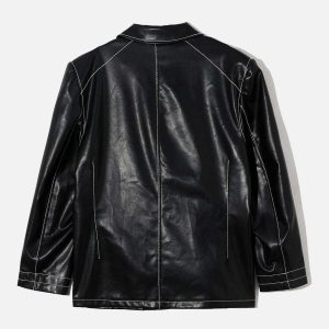 classic black skull jacket [edgy] streetwear essential 3879